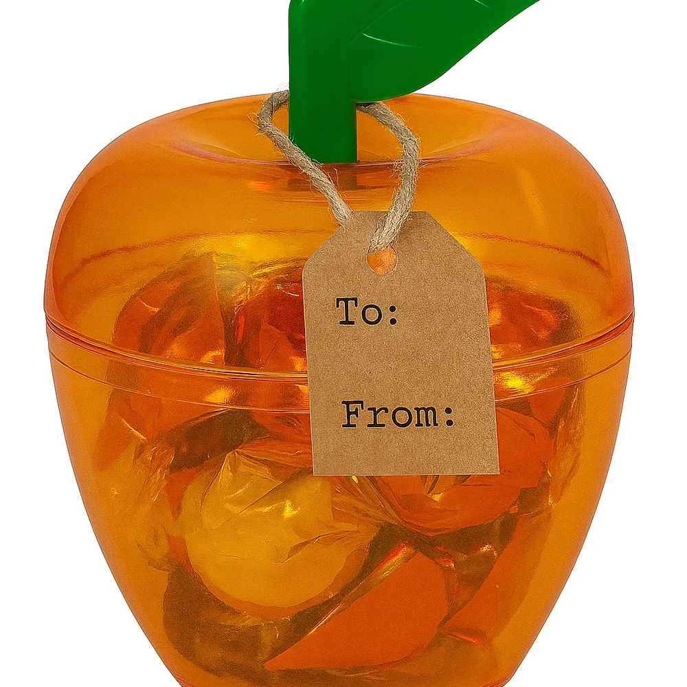 30 Pc Orange / Apple / Pumpkin Shaped Containers